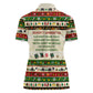 Booker T. Washington Christmas Santa Women Polo Shirt Black History Ugly Pixel Pattern