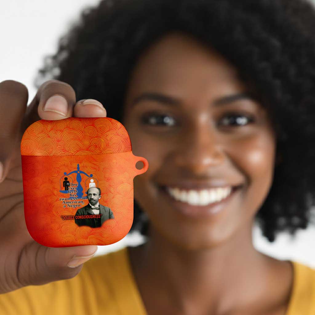 W.E.B. Du Bois Tribute AirPods Case W.E.B. Du Bois Tribute - African Pride
