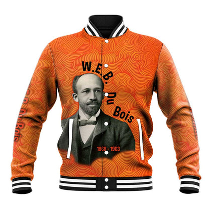 W.E.B. Du Bois Tribute Baseball Jacket W.E.B. Du Bois Tribute - African Pride