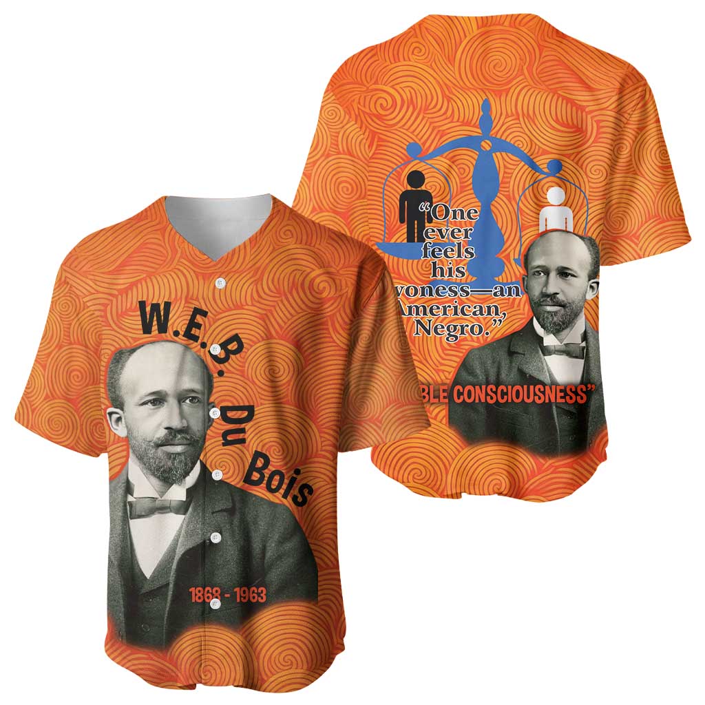 W.E.B. Du Bois Tribute Baseball Jersey W.E.B. Du Bois Tribute TS04