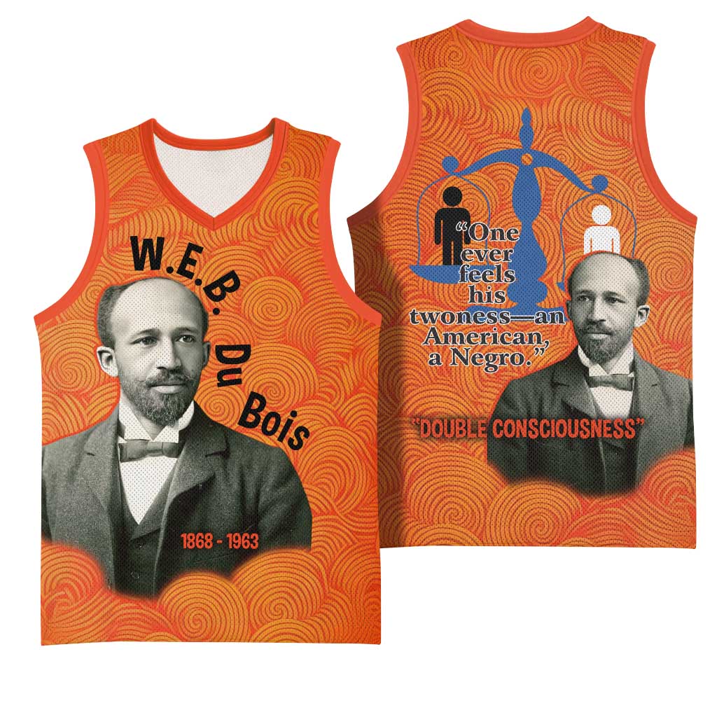 W.E.B. Du Bois Tribute Basketball Jersey W.E.B. Du Bois Tribute - African Pride
