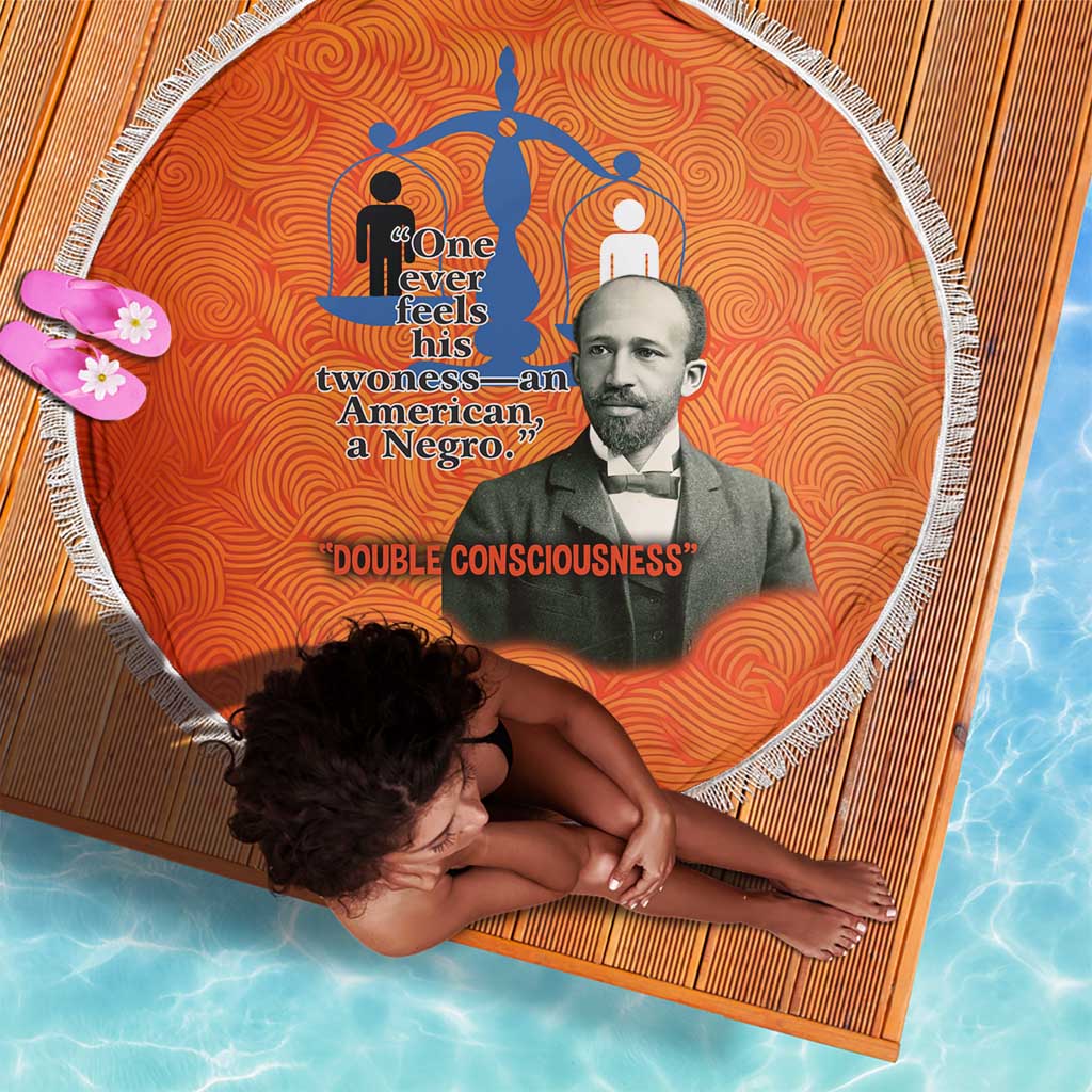 W.E.B. Du Bois Tribute Beach Blanket W.E.B. Du Bois Tribute - African Pride