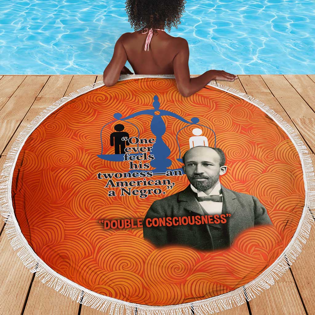 W.E.B. Du Bois Tribute Beach Blanket W.E.B. Du Bois Tribute - African Pride