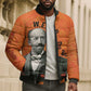 W.E.B. Du Bois Tribute Bomber Puffer Jacket W.E.B. Du Bois Tribute - African Pride
