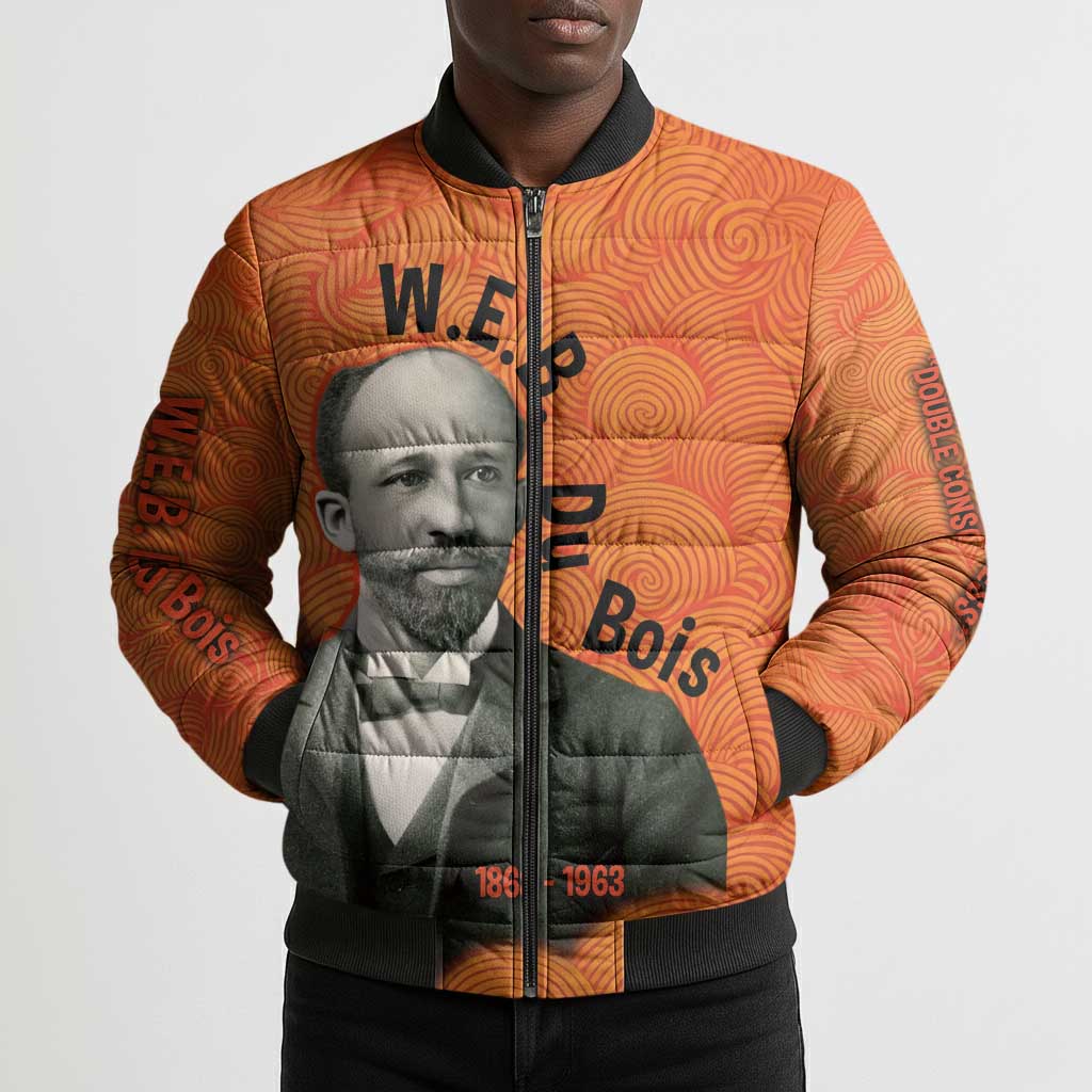 W.E.B. Du Bois Tribute Bomber Puffer Jacket W.E.B. Du Bois Tribute - African Pride