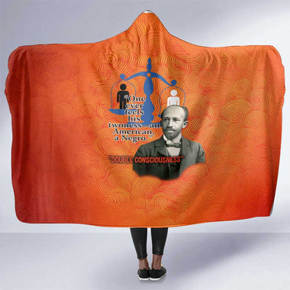 W.E.B. Du Bois Tribute Hooded Blanket W.E.B. Du Bois Tribute - African Pride