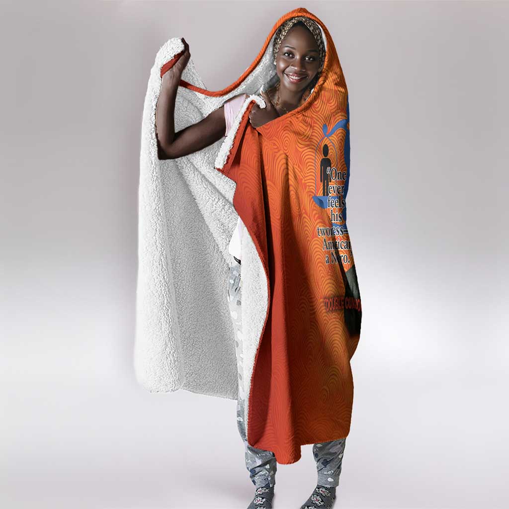 W.E.B. Du Bois Tribute Hooded Blanket W.E.B. Du Bois Tribute - African Pride