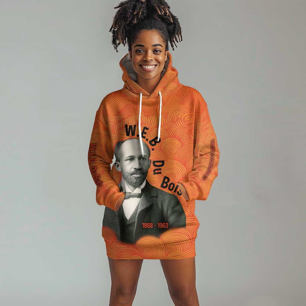 W.E.B. Du Bois Tribute Hoodie Dress W.E.B. Du Bois Tribute - African Pride
