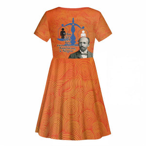 W.E.B. Du Bois Tribute Kid Short Sleeve Dress W.E.B. Du Bois Tribute TS04