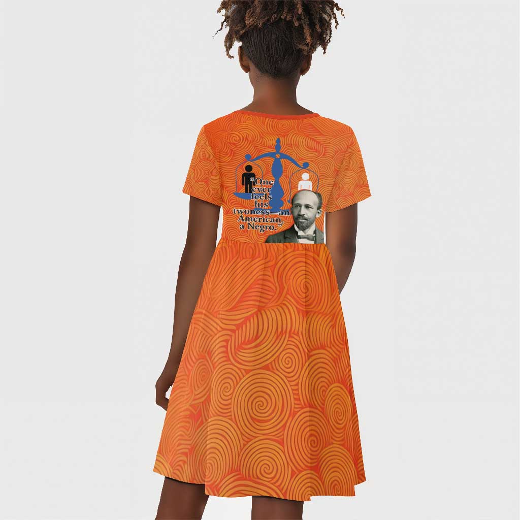 W.E.B. Du Bois Tribute Kid Short Sleeve Dress W.E.B. Du Bois Tribute TS04