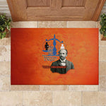 W.E.B. Du Bois Tribute Rubber Doormat W.E.B. Du Bois Tribute - African Pride
