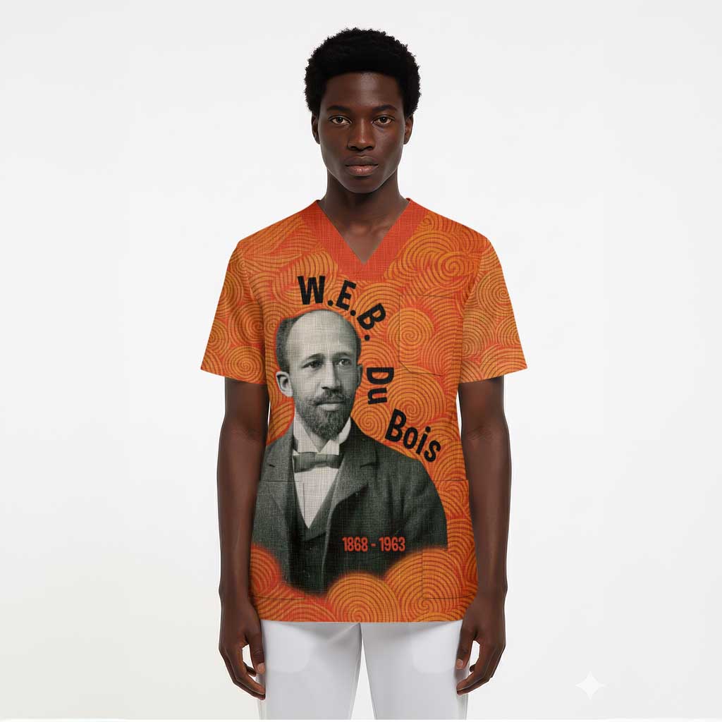 W.E.B. Du Bois Tribute Scrub Top W.E.B. Du Bois Tribute - African Pride