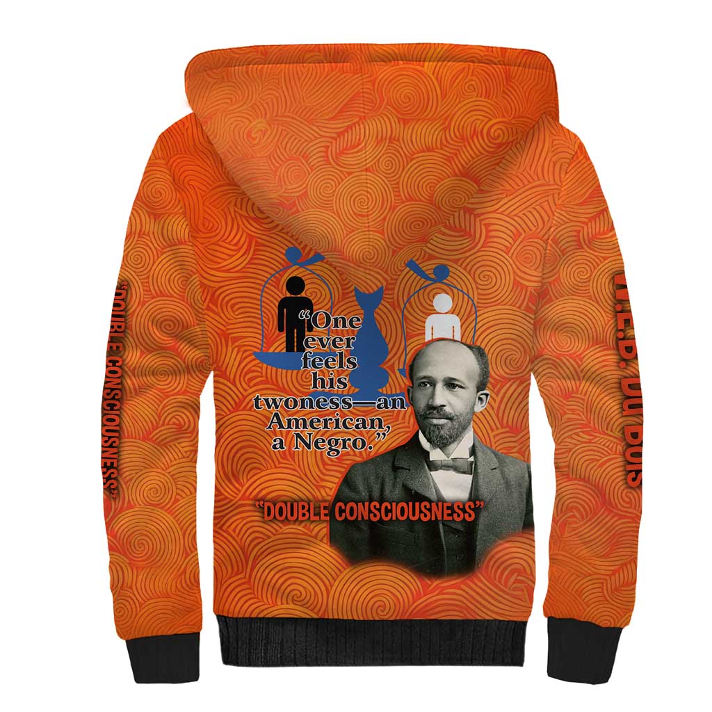 W.E.B. Du Bois Tribute Sherpa Hoodie W.E.B. Du Bois Tribute - African Pride
