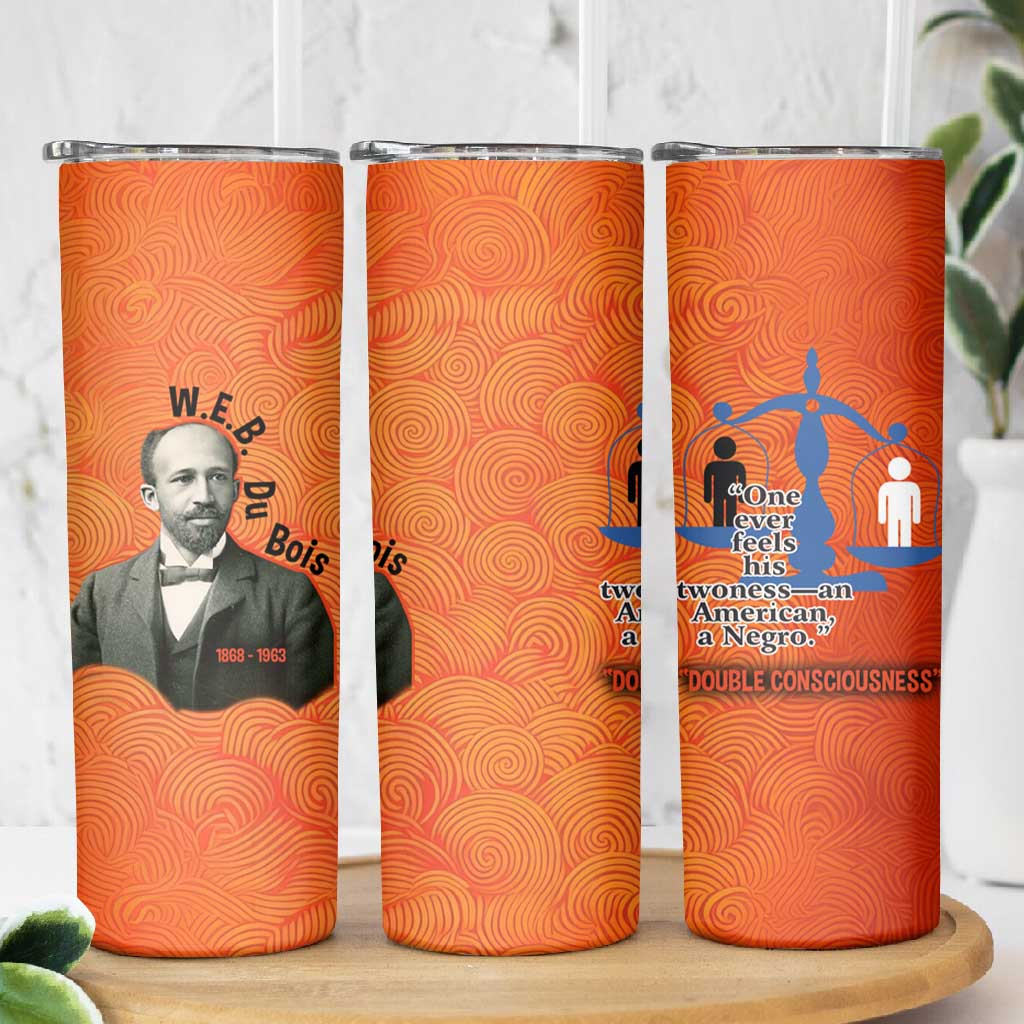 W.E.B. Du Bois Tribute Skinny Tumbler W.E.B. Du Bois Tribute - African Pride