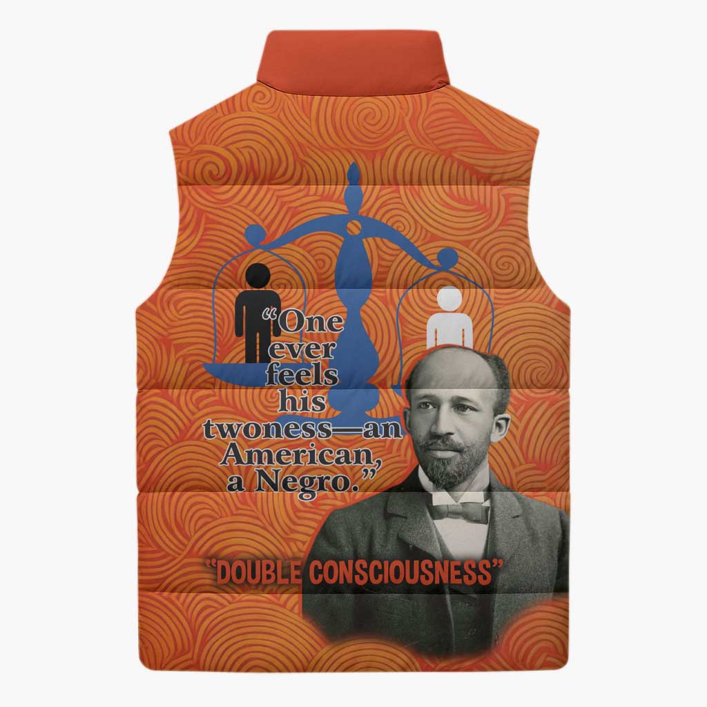 W.E.B. Du Bois Tribute Sleeveless Puffer Jacket W.E.B. Du Bois Tribute - African Pride