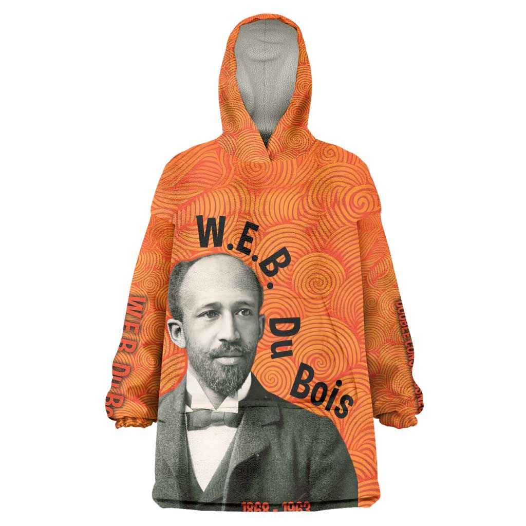 W.E.B. Du Bois Tribute Wearable Blanket Hoodie W.E.B. Du Bois Tribute - African Pride