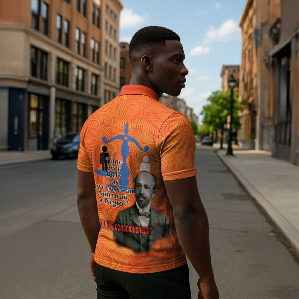 W.E.B. Du Bois Tribute Zipper Polo Shirt W.E.B. Du Bois Tribute - African Pride