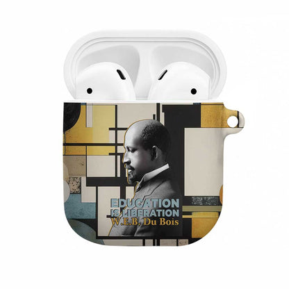 W.E.B. Du Bois Education is Liberation AirPods Case Scholar, Activist, Visionary Tribute Design - African Pride