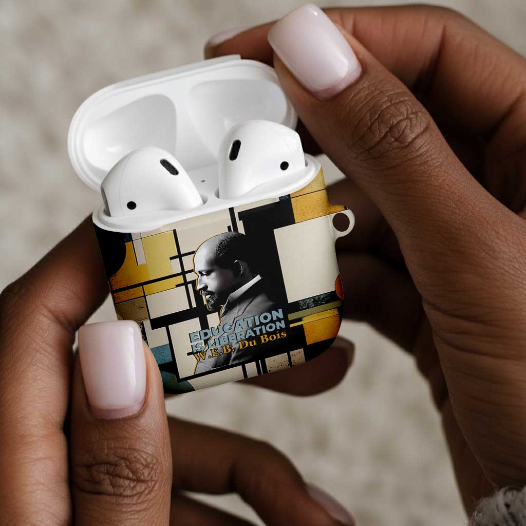 W.E.B. Du Bois Education is Liberation AirPods Case Scholar, Activist, Visionary Tribute Design - African Pride