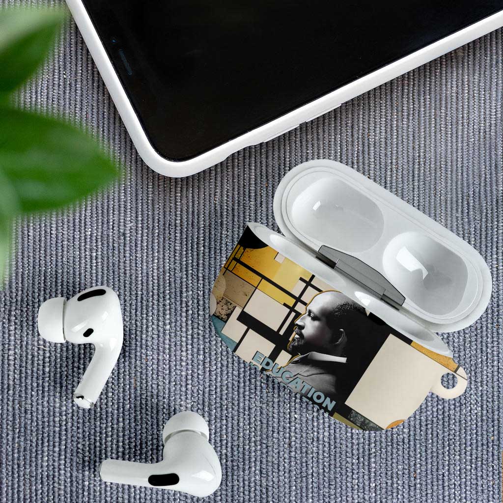 W.E.B. Du Bois Education is Liberation AirPods Case Scholar, Activist, Visionary Tribute Design - African Pride