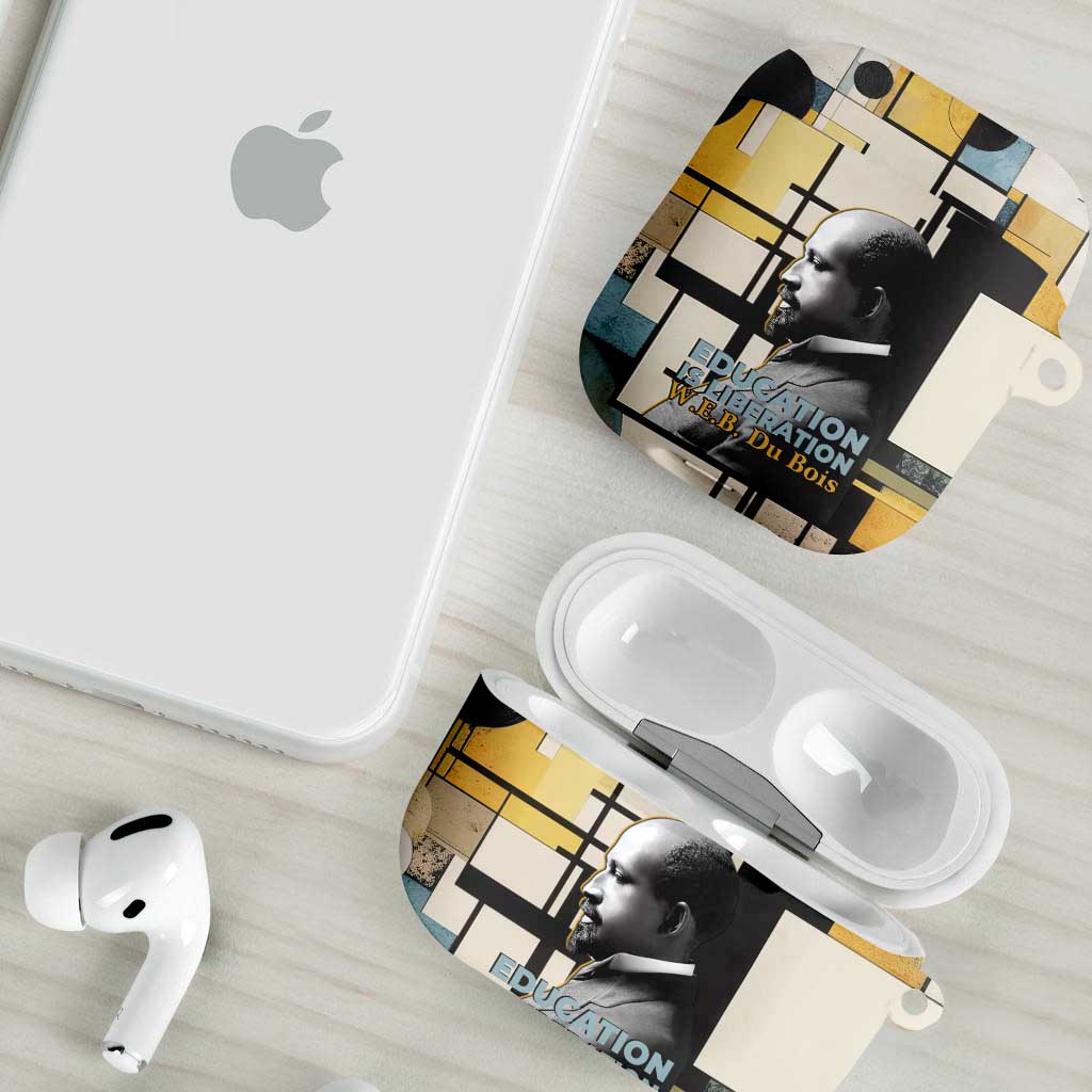 W.E.B. Du Bois Education is Liberation AirPods Case Scholar, Activist, Visionary Tribute Design - African Pride