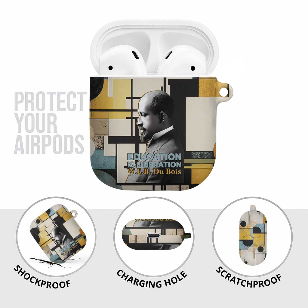 W.E.B. Du Bois Education is Liberation AirPods Case Scholar, Activist, Visionary Tribute Design - African Pride