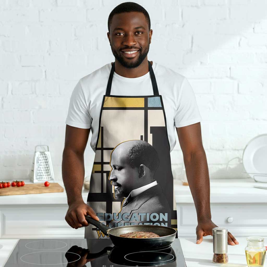 W.E.B. Du Bois Education is Liberation Apron Scholar, Activist, Visionary Tribute Design - African Pride