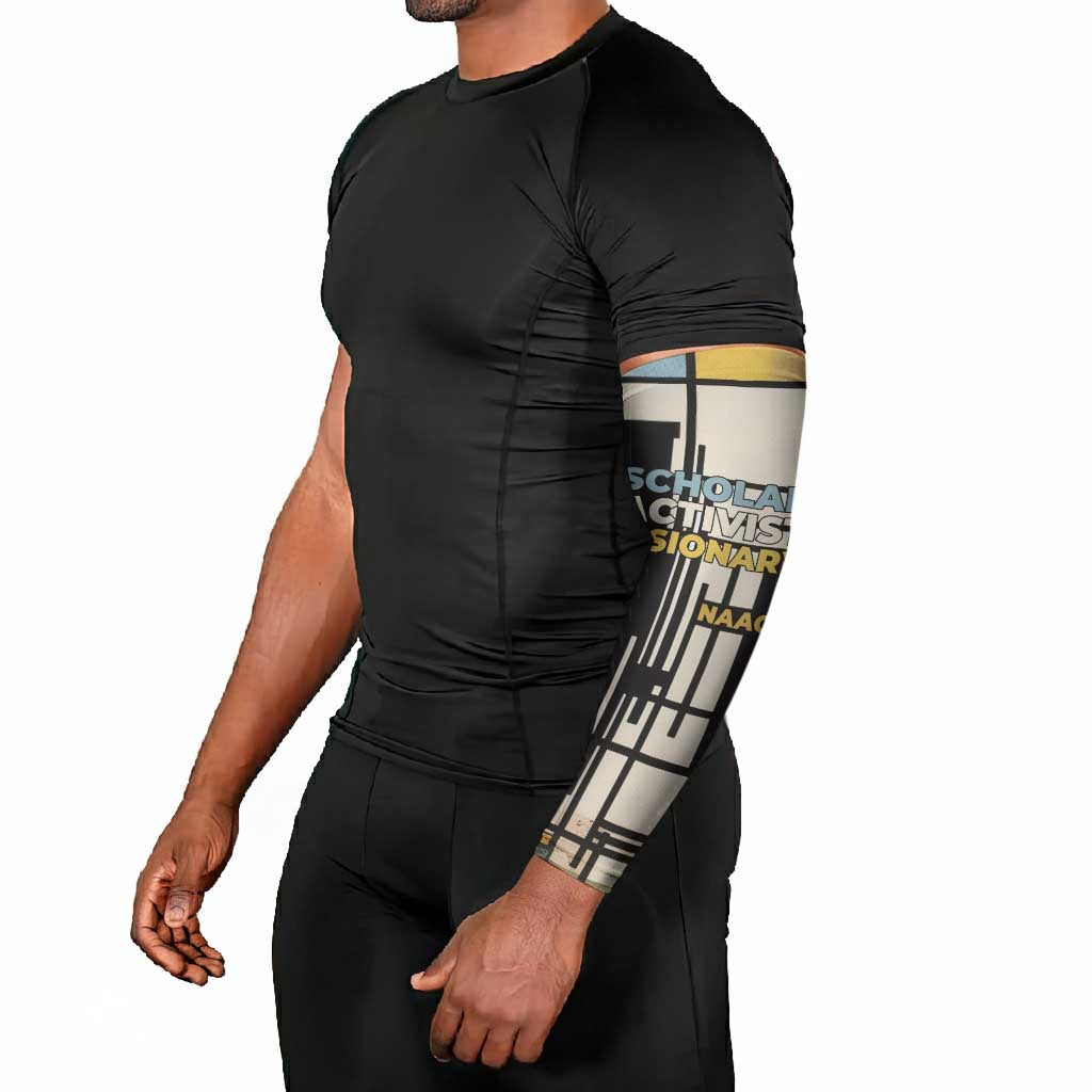 W.E.B. Du Bois Education is Liberation Arm Sleeves Scholar, Activist, Visionary Tribute Design - African Pride