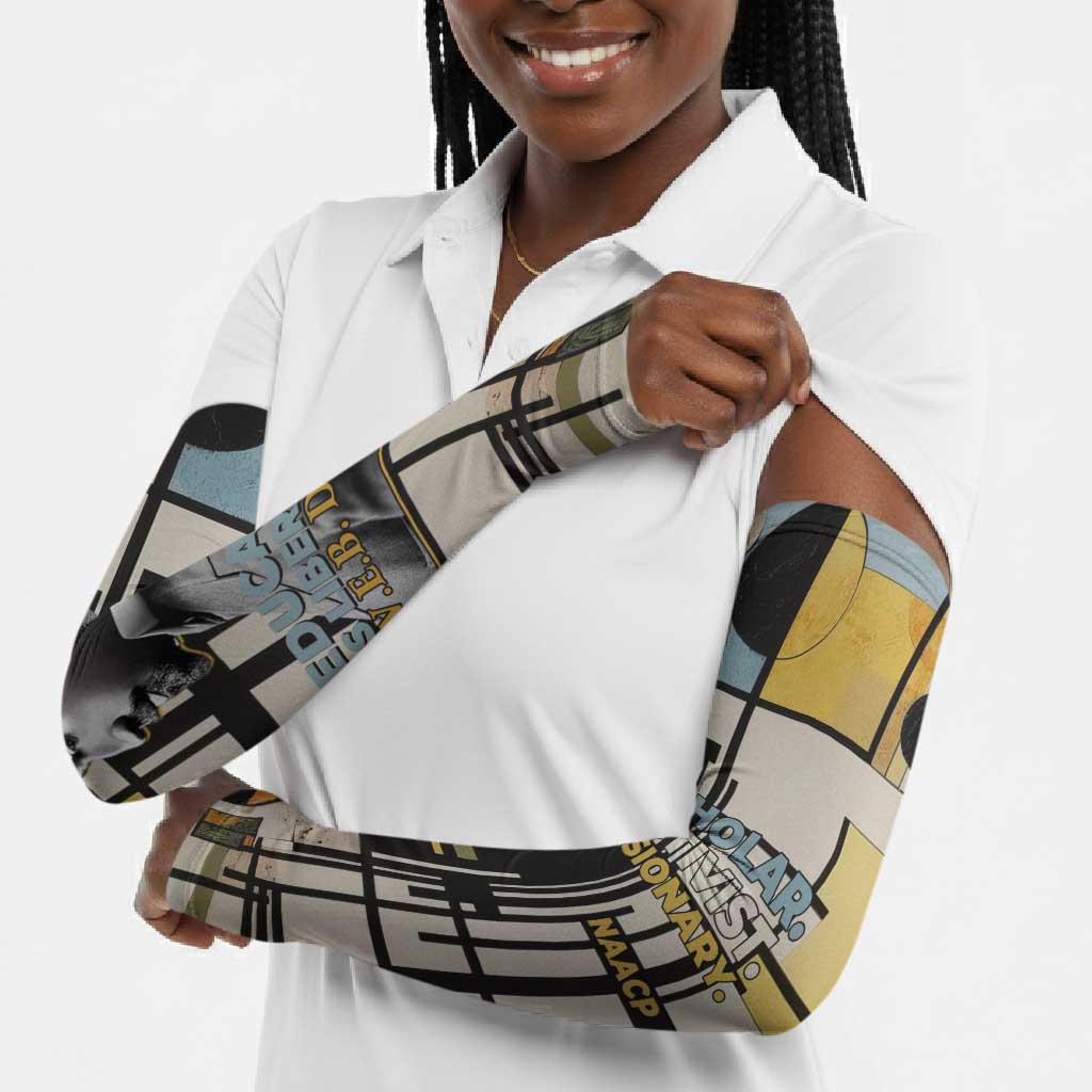 W.E.B. Du Bois Education is Liberation Arm Sleeves Scholar, Activist, Visionary Tribute Design - African Pride