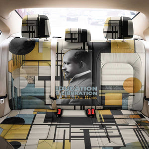 W.E.B. Du Bois Education is Liberation Back Car Seat Cover Scholar, Activist, Visionary Tribute Design - African Pride