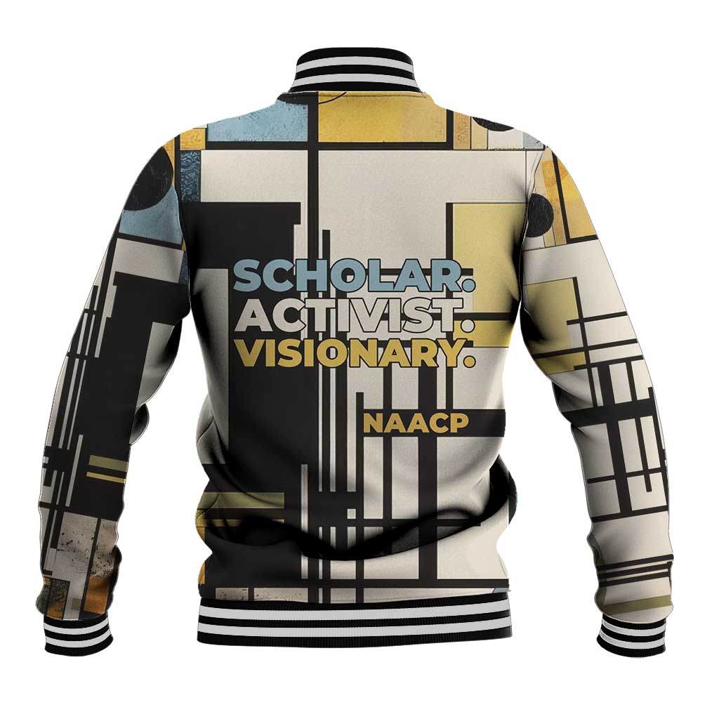 W.E.B. Du Bois Education is Liberation Baseball Jacket Scholar, Activist, Visionary Tribute Design - African Pride