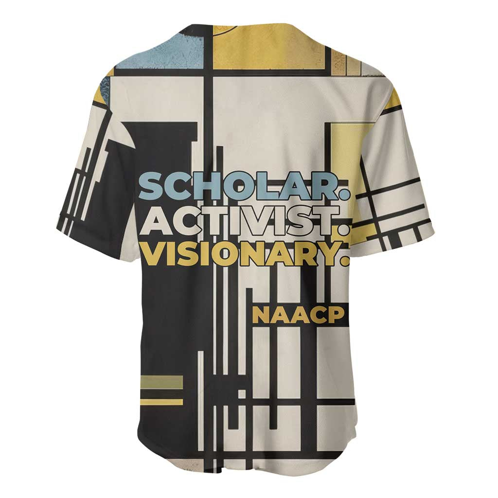 W.E.B. Du Bois Education is Liberation Baseball Jersey Scholar, Activist, Visionary Tribute Design TS04