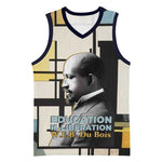 W.E.B. Du Bois Education is Liberation Basketball Jersey Scholar, Activist, Visionary Tribute Design - African Pride