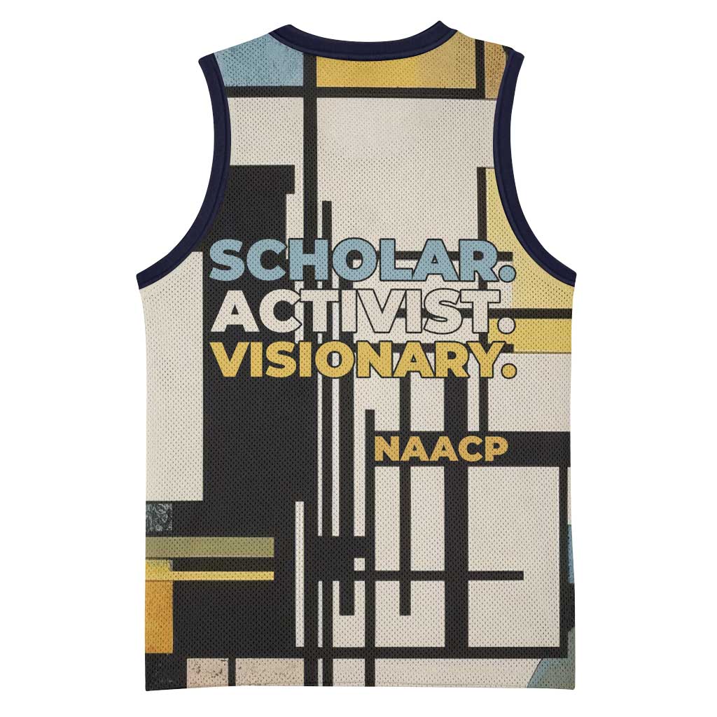 W.E.B. Du Bois Education is Liberation Basketball Jersey Scholar, Activist, Visionary Tribute Design - African Pride