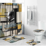 W.E.B. Du Bois Education is Liberation Bathroom Set Scholar, Activist, Visionary Tribute Design - African Pride