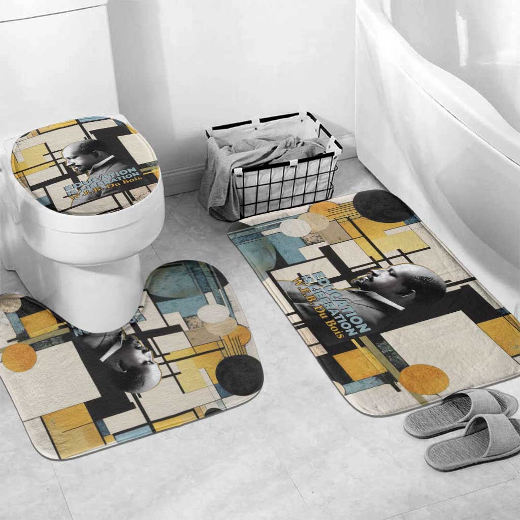 W.E.B. Du Bois Education is Liberation Bathroom Set Scholar, Activist, Visionary Tribute Design - African Pride