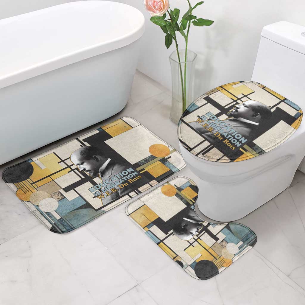 W.E.B. Du Bois Education is Liberation Bathroom Set Scholar, Activist, Visionary Tribute Design - African Pride