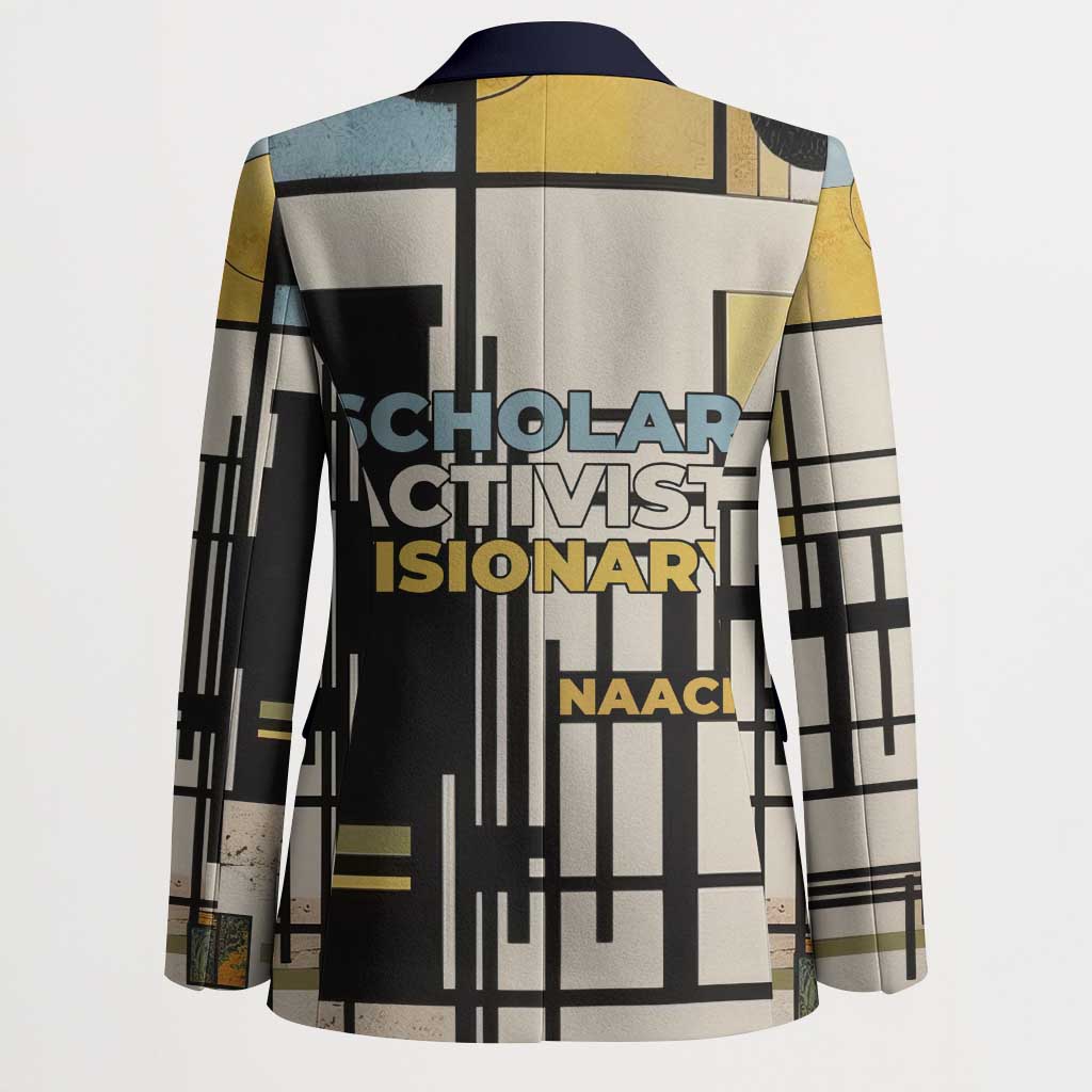 W.E.B. Du Bois Education is Liberation Blazer Scholar, Activist, Visionary Tribute Design - African Pride