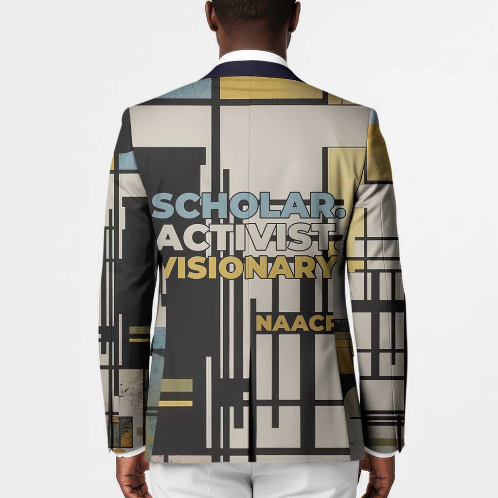 W.E.B. Du Bois Education is Liberation Blazer Scholar, Activist, Visionary Tribute Design - African Pride