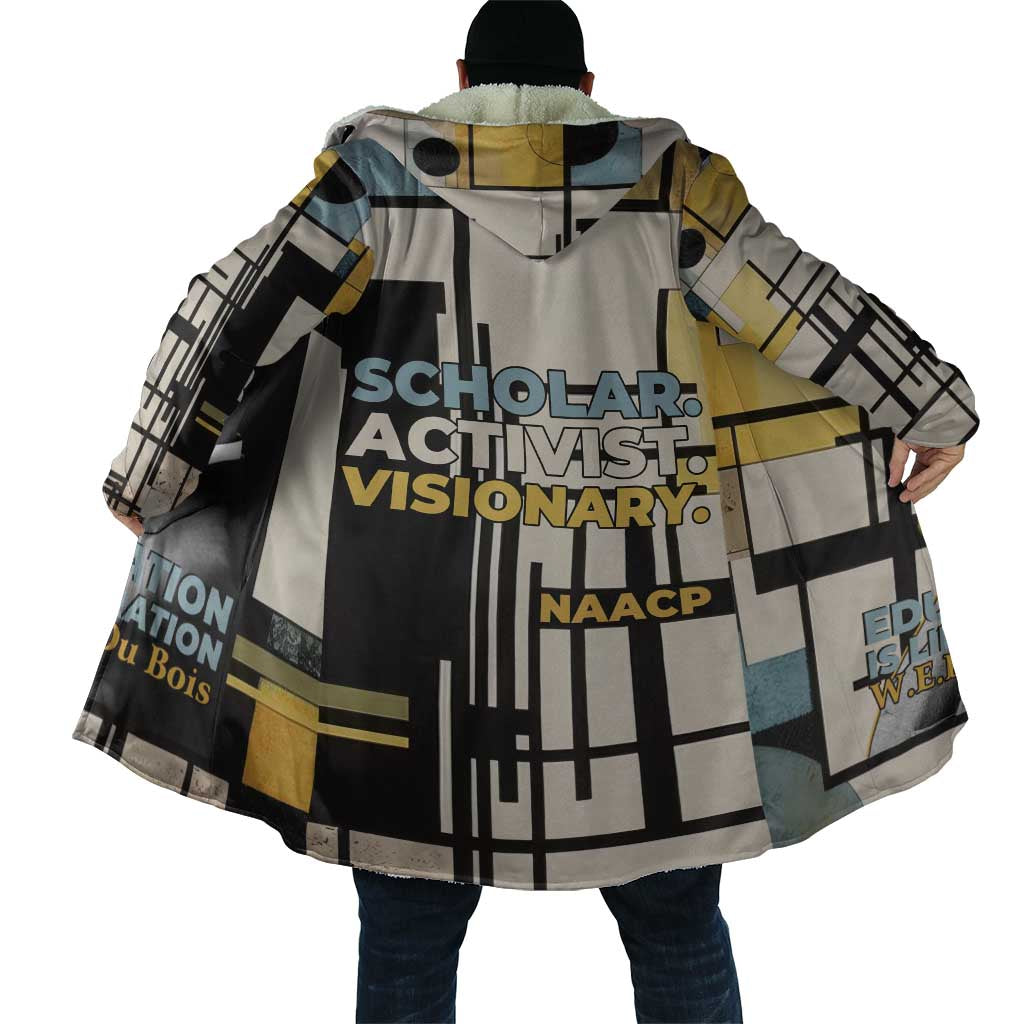W.E.B. Du Bois Education is Liberation Cloak Scholar, Activist, Visionary Tribute Design - African Pride