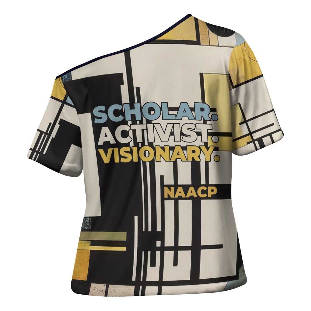 W.E.B. Du Bois Education is Liberation Cross Shoulder Shirt Scholar, Activist, Visionary Tribute Design - African Pride