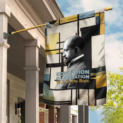 W.E.B. Du Bois Education is Liberation Garden Flag Scholar, Activist, Visionary Tribute Design - African Pride