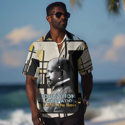 W.E.B. Du Bois Education is Liberation Hawaiian Shirt Scholar, Activist, Visionary Tribute Design TS04
