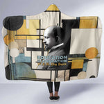 W.E.B. Du Bois Education is Liberation Hooded Blanket Scholar, Activist, Visionary Tribute Design - African Pride