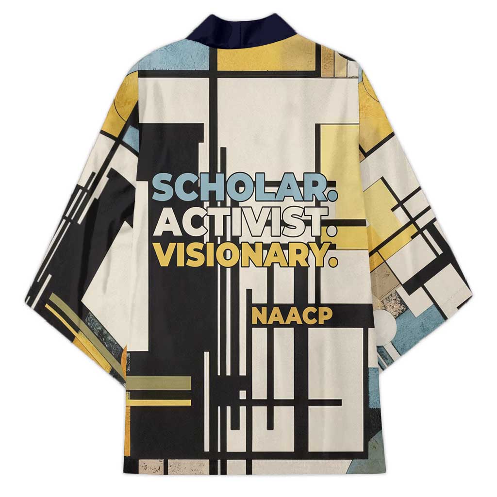 W.E.B. Du Bois Education is Liberation Kimono Scholar, Activist, Visionary Tribute Design - African Pride