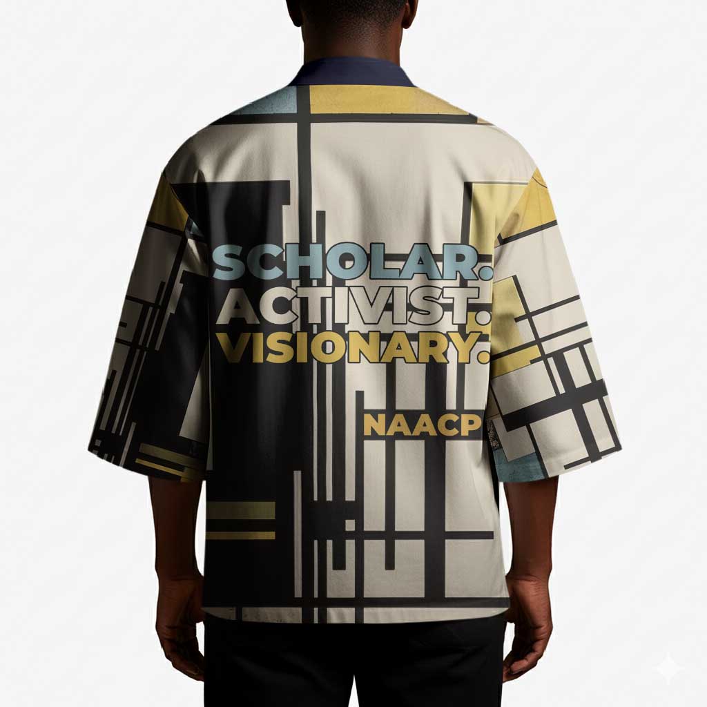 W.E.B. Du Bois Education is Liberation Kimono Scholar, Activist, Visionary Tribute Design - African Pride