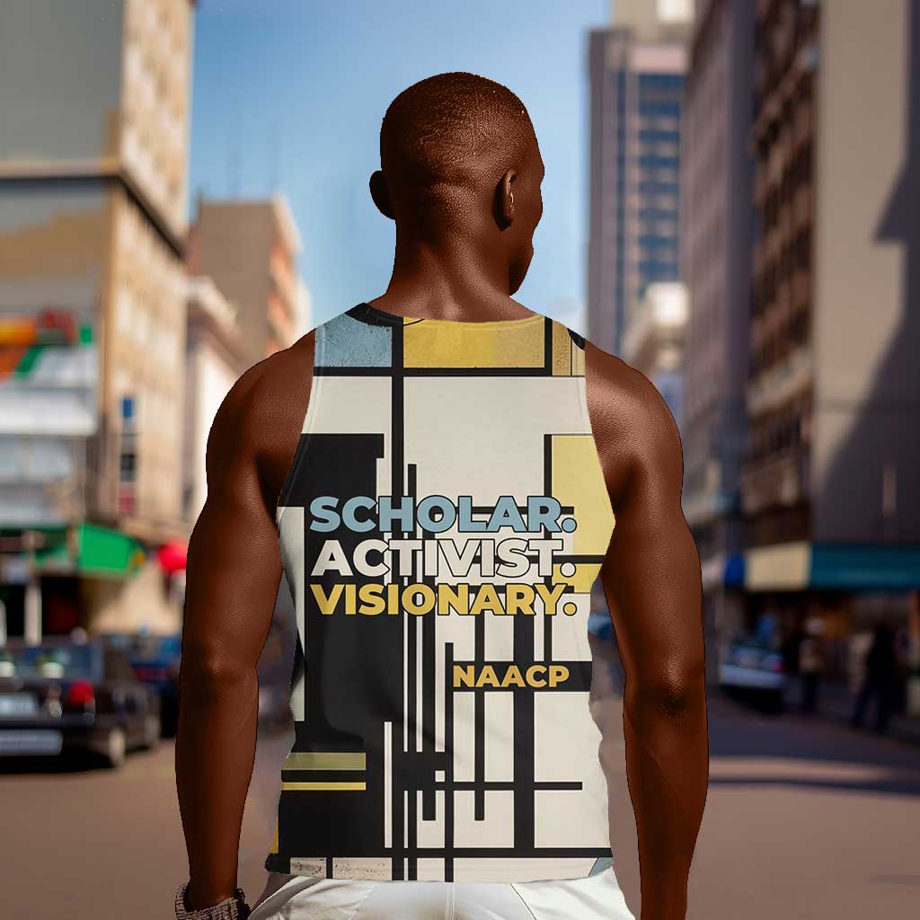 W.E.B. Du Bois Education is Liberation Men Tank Top Scholar, Activist, Visionary Tribute Design - African Pride