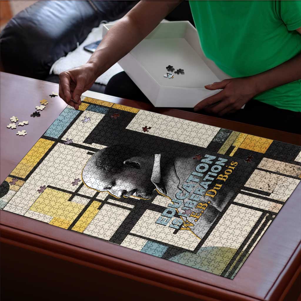 W.E.B. Du Bois Education is Liberation Puzzle Scholar, Activist, Visionary Tribute Design - African Pride