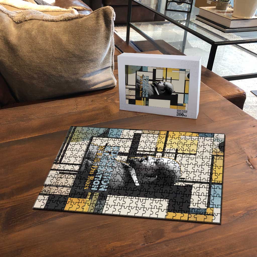 W.E.B. Du Bois Education is Liberation Puzzle Scholar, Activist, Visionary Tribute Design - African Pride