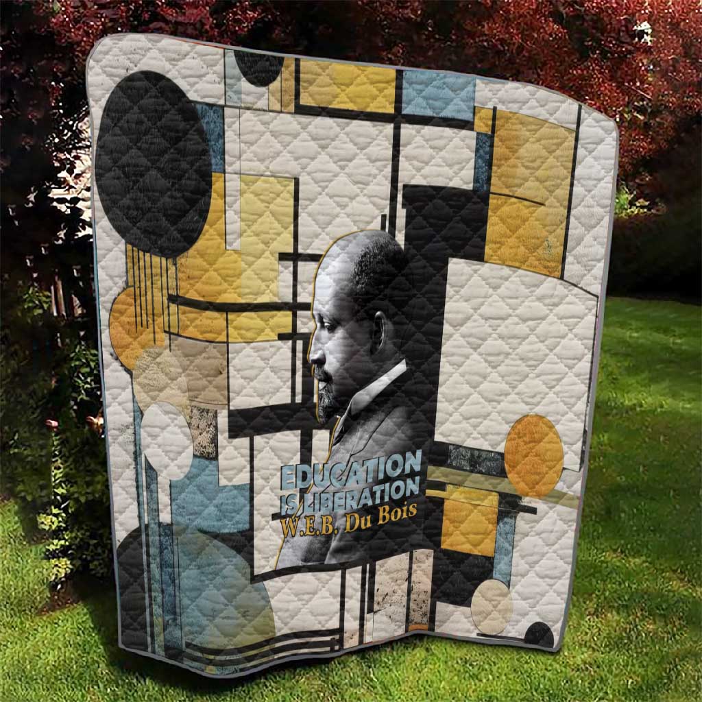 W.E.B. Du Bois Education is Liberation Quilt Scholar, Activist, Visionary Tribute Design - African Pride